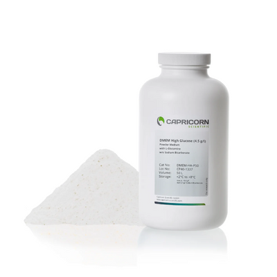 DMEM powder medium with high glucose (4.5 g/l), 10 l, with L-glutamine, without sodium bicarbonate DMEM-HA-P50 фото