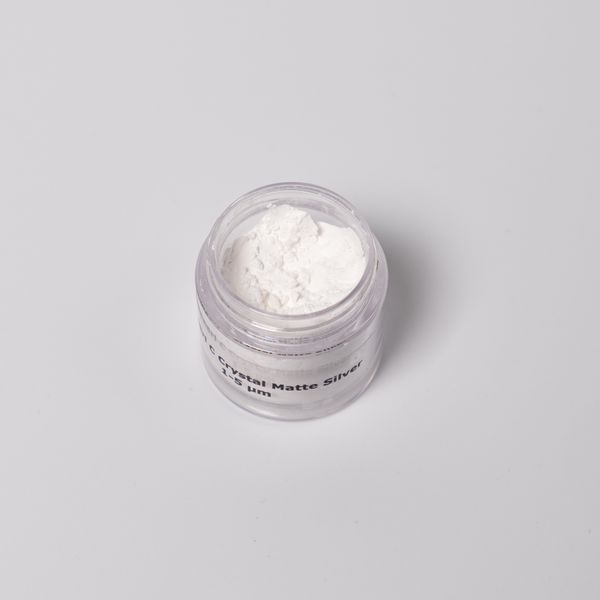 Косметичний пігмент Geopearl C Crystal Matte Silver 1-5um KPG-0003-7-2 фото