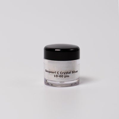 Косметичний пігмент Geopearl C Crystal Silver 10-60um KPG-0003-7-3 фото
