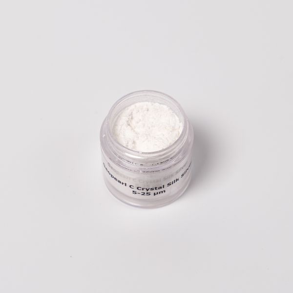 Косметичний пігмент Geopearl C Crystal Silk Silver 5 - 25um KPG-0003-2-4 фото